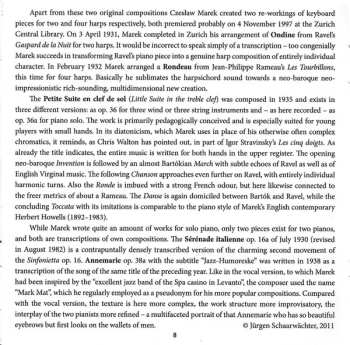 2CD Czeslaw Marek: Chamber Works & Piano Music