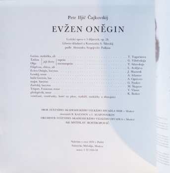 3LP/Coffret Pyotr Ilyich Tchaikovsky: Eugene Onegin