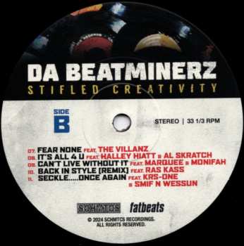 2LP Da Beatminerz: Stifled Creativity