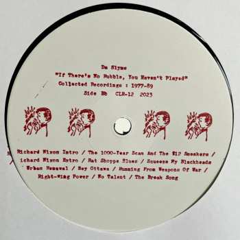 LP Da Slyme: If There's No Rubble, You Haven't Played: Collected Recordings 1977-89