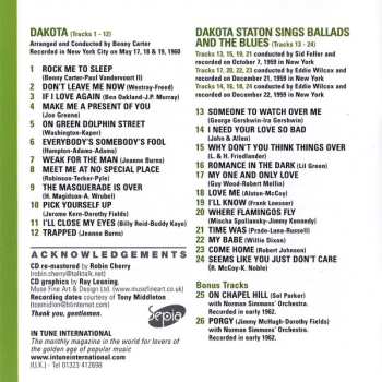 CD Dakota Staton: Dakota & Dakota Staton Sings Ballads And The Blues
