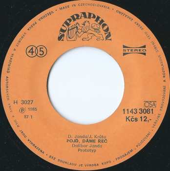 SP Dalibor Janda: Pojď, Dáme Řeč / Ostrovy