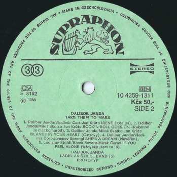 LP Dalibor Janda: Take Them To Mars