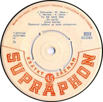 SP Dalida: Achete-Moi Un Juke Box / Tu Ne Sais Pas