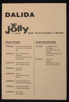 LP Dalida: Dalida LTD | CLR