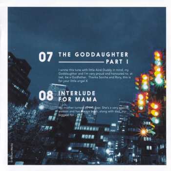 CD Damien O'Kane: Areas Of High Traffic