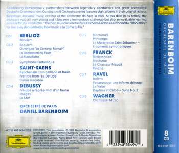 8CD/Coffret Daniel Barenboim: Barenboim Orchestre De Paris 