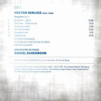 8CD/Coffret Daniel Barenboim: Barenboim Orchestre De Paris 