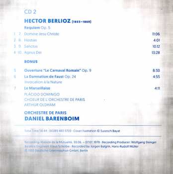 8CD/Coffret Daniel Barenboim: Barenboim Orchestre De Paris 