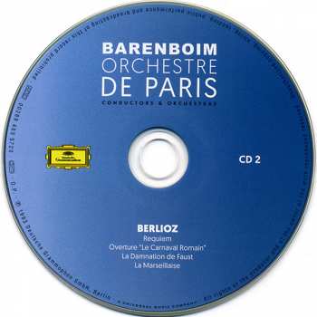8CD/Coffret Daniel Barenboim: Barenboim Orchestre De Paris 