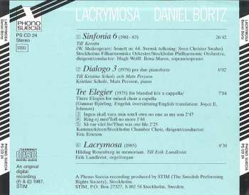 CD Daniel Börtz: Lacrymosa