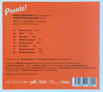 CD Daniel Erdmann: Pronto!