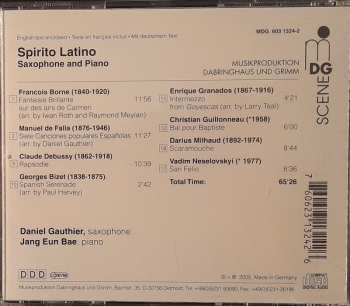 CD Daniel Gauthier: Spirito Latino (Music For Saxophone And Piano)
