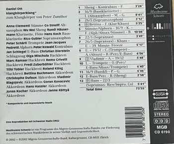 CD Daniel Ott: Klangkorperklang