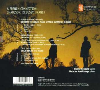 CD Daniel Rowland: A French Connection: Chausson, Debussy, Franck