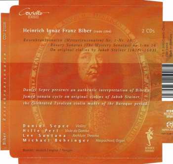 2SACD Heinrich Ignaz Franz Biber: Rosenkranzsonaten - Rosary Sonatas