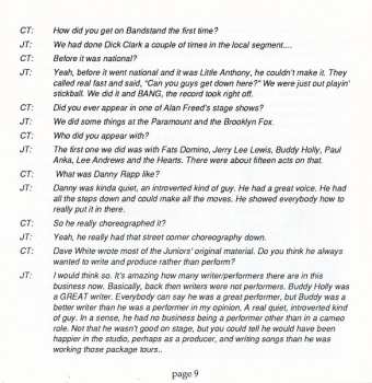 CD Danny & The Juniors: Back To The Hop - The Original Swan Recordings 1960-1962