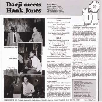 CD Hank Jones: Darji Meets Hank Jones LTD