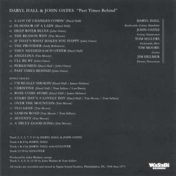 CD Daryl Hall & John Oates: Past Times Behind