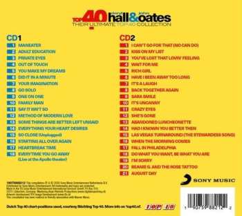 2CD Daryl Hall & John Oates: Top 40 Daryl Hall & John Oates (Their Ultimate Top 40 Collection)