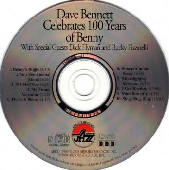 CD Dave Bennett: Dave Bennett Celebrates 100 Years of Benny