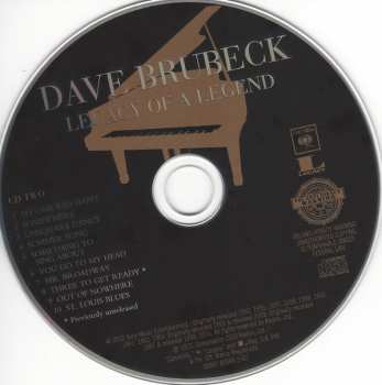 2CD Dave Brubeck: Legacy Of A Legend