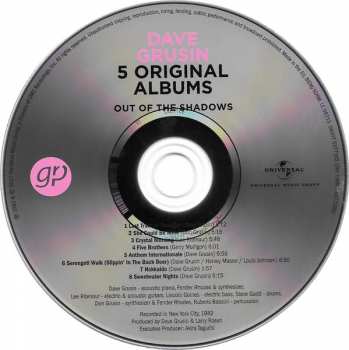 5CD/Coffret Dave Grusin: 5 Original Albums