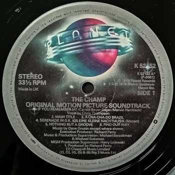 LP Dave Grusin: The Champ (Original Motion Picture Soundtrack)