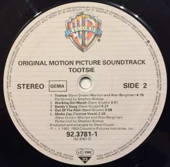 LP Dave Grusin: Tootsie - Original Motion Picture Soundtrack