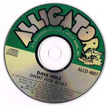 CD Dave Hole: Short Fuse Blues