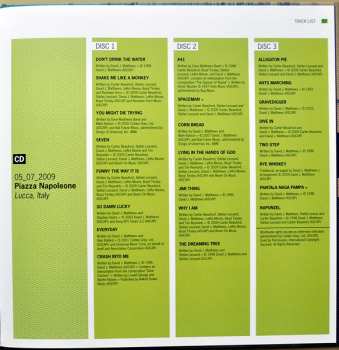 3CD/DVD/Coffret Dave Matthews Band: Europe 2009 LTD