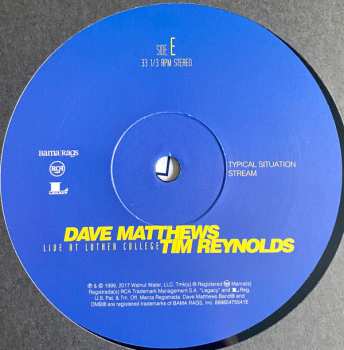 4LP/Coffret Dave Matthews: Live At Luther College