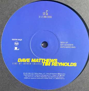 4LP/Coffret Dave Matthews: Live At Luther College