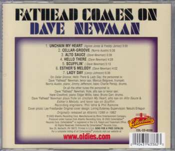 CD David "Fathead" Newman: Fathead Comes On