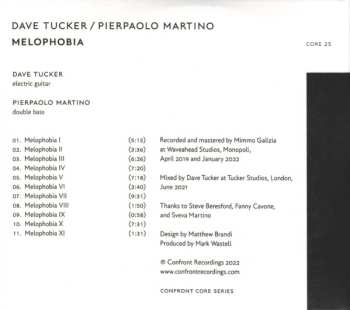 CD Dave Tucker: Melophobia LTD