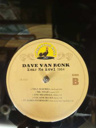 LP Dave Van Ronk: Hear Me Howl - Live 1964 LTD