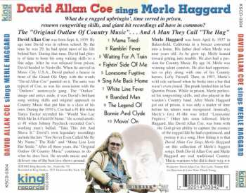 CD David Allan Coe: Sings Merle Haggard