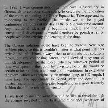 CD David Bedford: Great Equatorial