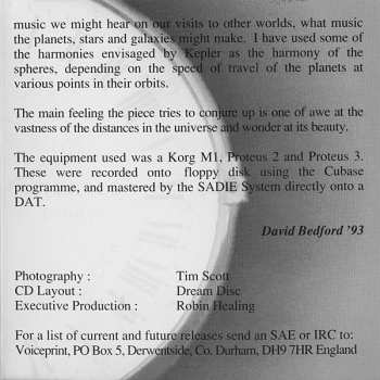 CD David Bedford: Great Equatorial