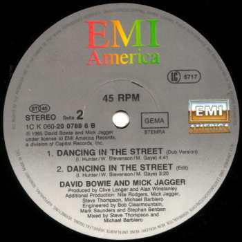LP David Bowie: Dancing In The Street