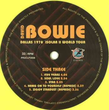 2LP David Bowie: Dallas 1978 Isolar II World Tour  NUM | CLR