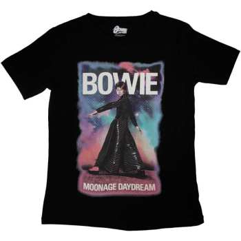 Marchandises David Bowie: David Bowie Ladies T-shirt: Moonage 11 Fade (small) S