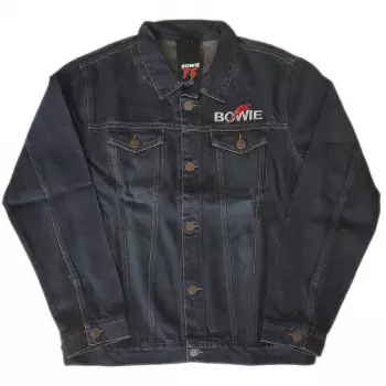 Veste en jean Flash Logo David Bowie