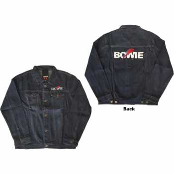 Marchandises David Bowie: Džínová Bunda Flash Logo David Bowie S