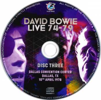 4CD/Coffret David Bowie: Live 74-79