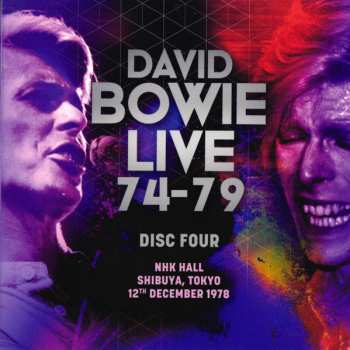 4CD/Coffret David Bowie: Live 74-79
