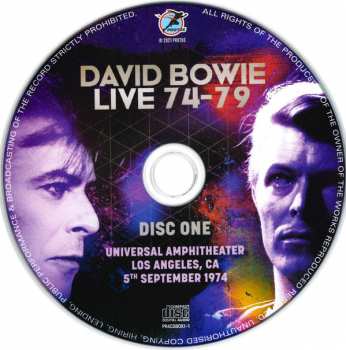 4CD/Coffret David Bowie: Live 74-79