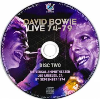 4CD/Coffret David Bowie: Live 74-79