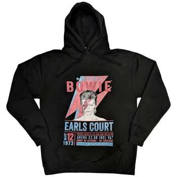 Marchandises David Bowie: David Bowie Unisex Pullover Hoodie: Earls Court '73 (small) S
