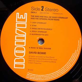 LP David Bowie: The Rise And Fall Of Ziggy Stardust And The Spiders From Mars